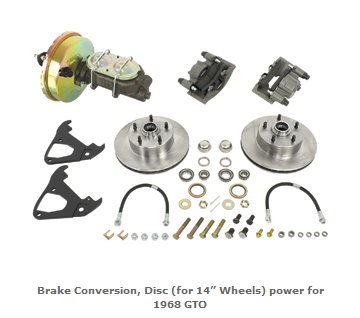 GTO Disc Brake Conversion Kit